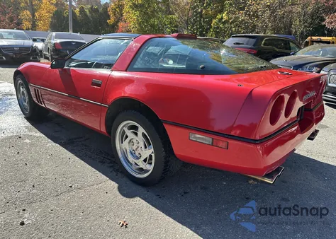 1990 Chevrolet Corvette из США, поврежденный, VIN 1G1YY2385L5119459